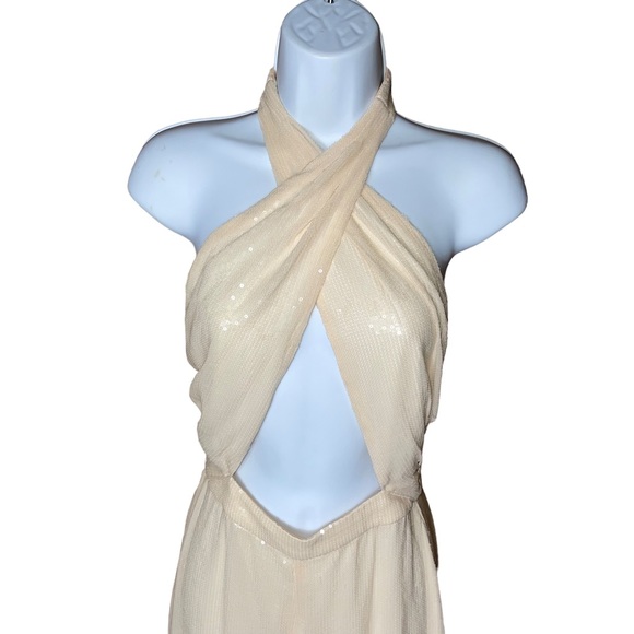 House of CB Santiaga sequin jumpsuit size extra small - Picture 6 of 8